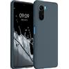 kwmobile Custodia Compatibile con Xiaomi Poco F3 Cover - Back Case per Smartphone in Silicone TPU - Protezione Gommata - ardesia scuro