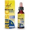 Rescue original night senza alcol gocce 10 ml