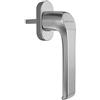 Schüco Maniglia per finestra in argento, acciaio inox - ottica, F 9 per profilo Corona CT 70 / SI 82 / Living MD