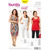 burdastyle Burda b6672 - Cartamodello per Maglietta e Vestito Carta Bianco 19 x 13 x 1 cm