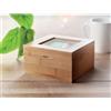 Scatola da the in bamboo personalizzata Campo Tea personalizzate o neutre