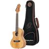 Ortega Guitars Ukulele Concerto Mancino - Elettro-Acustico - Horizon Series - Gig Bag Inclusa - Mango, Natural (RUMG-CE-L)