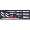 KS Tools 713.1026 17 Bussole/Accessori Lunghi Modulo 1/2