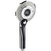 Garosa Testata Doccia Digitale Portatile 5V, Testa Doccia LED con Galvanica ABS e Luce Temperatura a 3 Colori, Accessorio Bagno Moderno Effetto Cromoterapia
