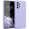 kwmobile Cover per Samsung Galaxy A52 / A52 5G / A52s 5G Custodia - Back Case per Smartphone in Silicone TPU - Protezione Gommata - lavanda pastello