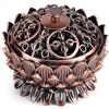 MAGT Bruciatore di Incenso, Vintage Forma di Loto Bruciatore di Incenso Censer Holder Bruciatore Incenso in Grani per la Decorazione tè Dellhome Ufficio