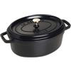 Staub Cocotte ovale in ghisa Nero 29 cm