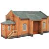 Hornby R7282 Scala OO GWR Capannone Merci, Modellismo Ferroviario Accessori, Scenario Diorama in Miniatura per Set di Treni, Realistico Treno GWR Capannone Merci, Scala 1:76