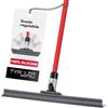 Tyroler Bright Tools Tyroler Tira Acqua Pavimenti esterno da 45 cm | Testa in Silicone 100% | Manico Antiruggine da 140 cm tergipavimento spingiacqua | tiraacqua pavimenti esterni | tiracqua per pavimento