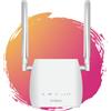 STRONG Router 4G LTE WLAN 300M(LTE fino a 150 Mbit/S, 2.4 GHz WiFi @ 300 Mbit/S, 802.11b/g/N, porta LAN, adattatore SIM, bianco