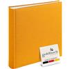 goldbuch SummerTime 31705 - Album Fotografico con 100 Pagine Bianche e divisori in Pergamena, 30 x 31 cm, Colore: Giallo