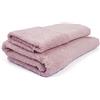 Filet Ago.fil S.r.l. Set Asciugamani (1+1) da Ricamare Coppia, 100Percent_Cotone, Rosa, 60X105 - 40X60, 2 unità
