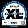 D'Addario Corda singola D'Addario TWB085S per basso, Nylon Tape Wound, .085