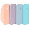 Exacompta - Rif. 18296SETD - Mag-Cube - Portariviste - 266 x 328 x 205 mm, adatto per documenti A4+, foro per le dita, colori assortiti (confezione da 4)