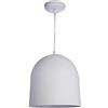 LUSSIOL Sospensione 60 W, Bianco, ø30 x H30 cm