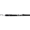 TRIXIE Guinzaglio Regolabile, Larghezza XL: 2,50 m, 22 mm, per Cani, Colore: Nero