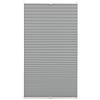 Gardinia 33402 Tenda Plissettata con Morsetto di Fissaggio, Tessuto, Ardesia, 40 x 130 cm