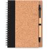 Taccuino a righe B6 con copertina in sughero 70 pagine personalizzate o neutre