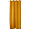 ED ENJOY HOME Tenda oscurante con occhielli argentati, giallo senape, 140 x 240 cm, 100% poliestere, tessuto certificato Oeko-TEX, collezione liquirizia