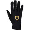 Equestro Guanti Donna in Lycra con Logo
