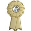 Tattini Spilla a Coccarda con strass