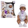 My Sweetie Baby 40cm Bambola Parla Piange Beve Fa Pipi Neonato Reborn