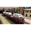 RIVAROSSI HR6458 SET 2 carri pianale Kls stanti carico VW T2 Deutsche Bundesbah