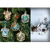 NOBLE COLLECTION Harry Potter Ornamenti Natale Set 5 Stemmi Casate Di Hogwarts Noble Collection