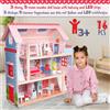 Infantastic® XXL Casa delle Bambole in Legno Casetta Miniatura Dolls House LED