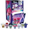 DreamWorks Espositore 24pezzi - Trolls Puzzle Mini Figurina Capsula Collezione Box Display
