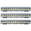 RIVAROSSI HR4293 Set 3 UIC-Z1 Alex Netinera grigio/bianco "München - Regensburg"