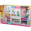 Mattel Barbie Cucina da Sogno con Bambola FRH73 5 Aree Gioco Pasta Modellabile