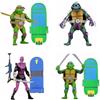 NECA Teenage Mutant Ninja Turtles In Time Donatello Leonardo Foot Soldier Slash NECA