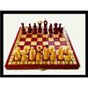 Artigianale SCACCHIERA IN LEGNO - RICHIUDIBILE PORTATILE ARTIGINALE COMPLETA CHESS - SCACCHI
