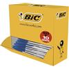 Bic Penne Bic Blu Cristal Original a Sfera Blue Punta da 1 mm Box da 100