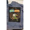 TOPPA VINTAGE BADGE PATCH BORN TO KILL AQUILA MILITARY TRONSEA 88 GIACCA PELLE