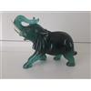 ELEFANTE STATUA OSSIDIANA BLU GIGANTE cristalloterapia feng shui meditazione bio