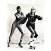 GETTYS IMAGES photography Iconic 1970 Androgynous pair of Roller Skates 55x45