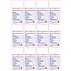 ETICHETTE TAGLIANDO AUTO / CAMBIO OLIO in PVC Foglio A4 con n.12 etichette cad