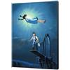 SEMIC CASTLE IN THE SKY Wooden Wall Art Characters Poster 35x50 cm SEMIC