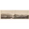 1941 CERRETO SANNITÀ BENEVENTO PANORAMA INTERO CARTOLINA DOPPIA