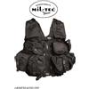 Gilet corpetto tattico militare softair nero vegetato