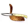 PATTADA KNIFE COLTELLO 27 CM SARDEGNA SARDO PATTADA MANICO IN RESINA chiara CHIUDIBILE