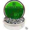 3 CONF PIOMBINI RWS BASIC DIABOLO CAL 4.5 mm .177 TESTA PIATTA ARIA COMPRESSA