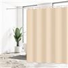 DUFU Tenda da doccia ad asciugatura rapida, lavabile, tenda da bagno impermeabile, tenda da doccia in poliestere, con 12 ganci 180 x 200 cm