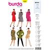 burdastyle Burda 8292 - Cartamodello per Cappotto da Donna, Taglie dalla 38 alla 48