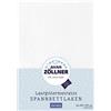 Julius Zöllner 'Julius Zöllner 8390347100 panno con angoli in Jersey, adatto per box materassi 68 X 90 fino a 100 x 100 cm, Bianco, Bianco