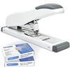 Rapesco 1391 ECO HD-100 Pinzatrice per Alti Spessori con 2000 Punti Tipo 923/10 mm, Capacità 100 Fogli, Bianco Mate