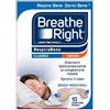 Breathe Right Original Cerotti Nasali Classici Grandi, 10 Pezzi