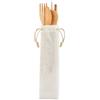 Set posate in bamboo personalizzato Setstraw personalizzate o neutre